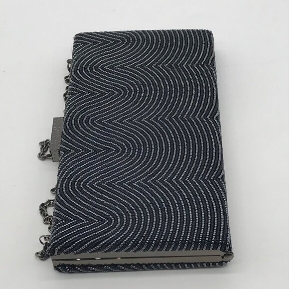 Sondra Roberts Black Beaded Box Clutch - Picture 3 of 10